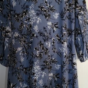 Beautiful blue flower dress